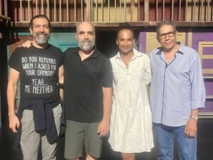 Actor dominicano Jalsen Santana filma en Panamá junto al destacado actor español Luis Tosar