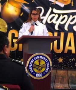 Karolina Martínez es ascendida a Mayor y designada Directora Distrital de la Alianza Internacional de Capellanes & Policía de Servicios Voluntarios en New Jersey