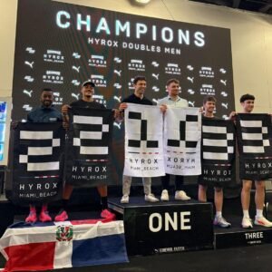 Dominicanos brillan en Hyrox: Duanny Abreu y Erick Bautista conquistan segundo lugar en Miami