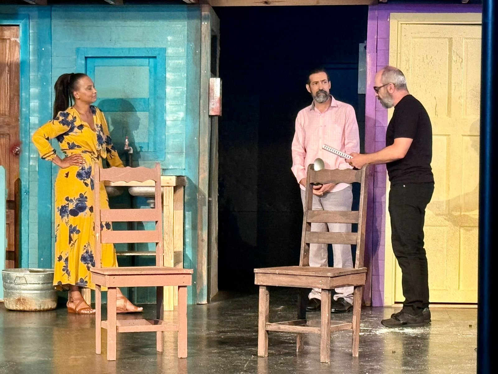 Actor dominicano Jalsen Santana filma en Panamá junto al destacado actor español Luis Tosar