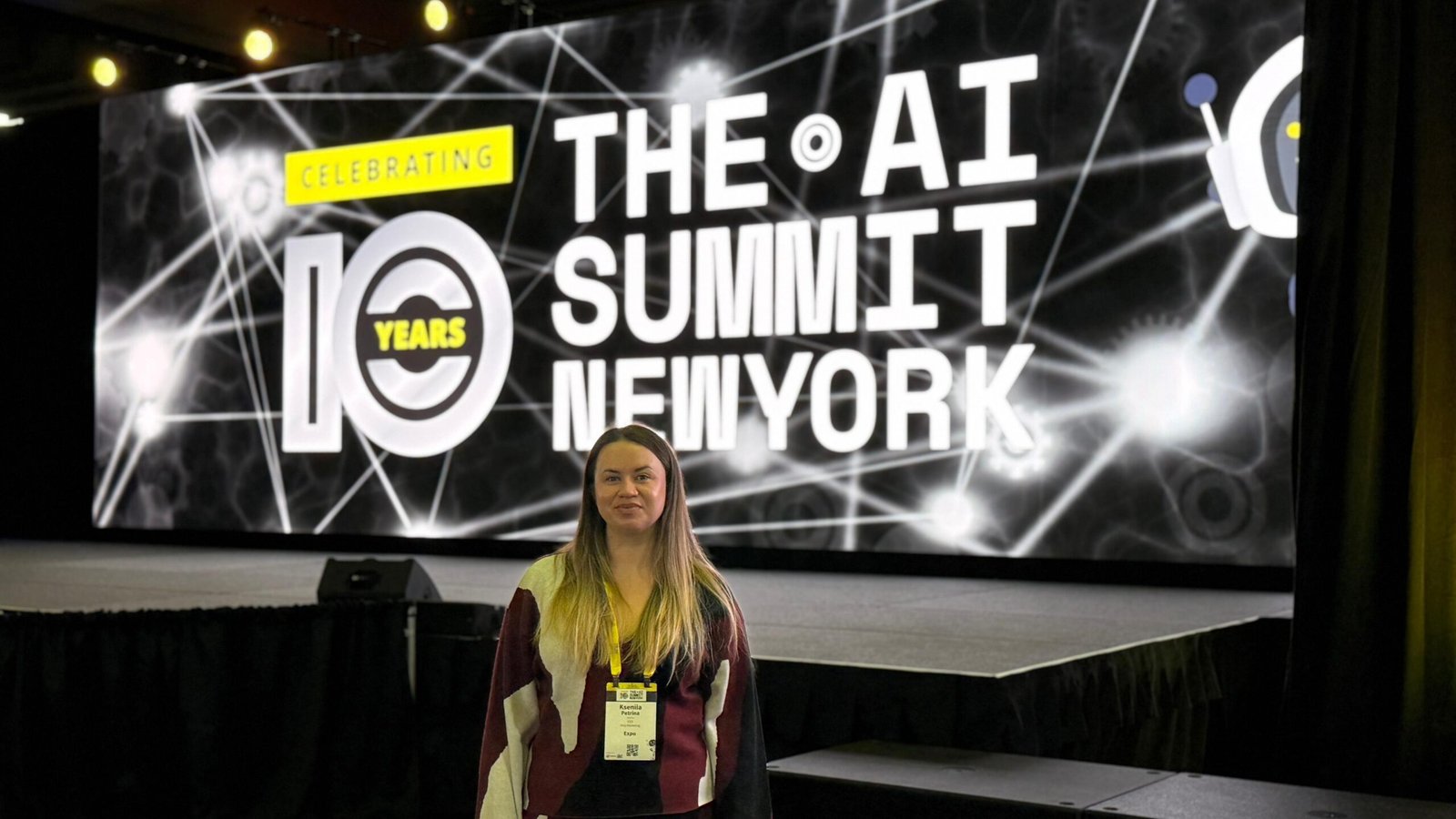 Kseniia Petrina representa a la República Dominicana en el AI Summit New York 2025