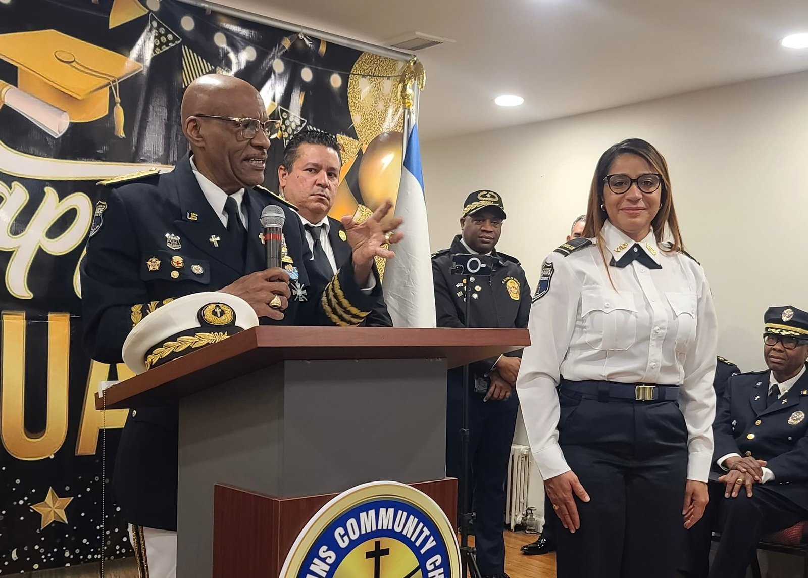 Karolina Martínez es ascendida a Mayor y designada Directora Distrital de la Alianza Internacional de Capellanes & Policía de Servicios Voluntarios en New Jersey