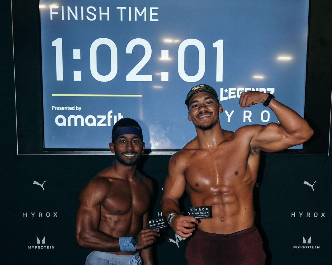 Dominicanos brillan en Hyrox: Duanny Abreu y Erick Bautista conquistan segundo lugar en Miami