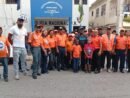 Defensa Civil de Santo Domingo Oeste y encargado del destacamento policial de Buenos Aires de Herrera fortalecen vínculos de cooperación institucional