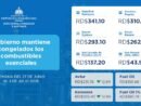 Gobierno mantiene congelados los combustibles esenciales