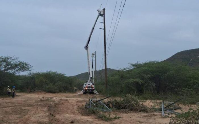 ETED restablece el servicio de transmisión eléctrica hacia Jimaní