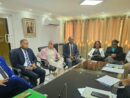SNTP-SDE realiza visita de cortesía al Obispo de la Diócesis Stella Maris, Monseñor Manuel Ruiz de la Rosa