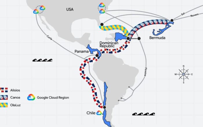 Google convertirá a República Dominicana en el centro digital del Caribe con su nueva red submarina