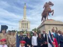 Efemérides Patrias celebra en Santiago el 163 aniversario de la Restauración de la República