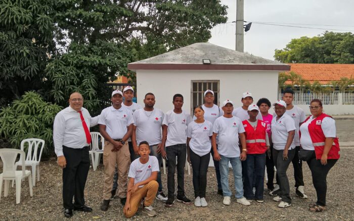 Cruz Roja Dominicana Filial Herrera brinda asistencia durante concentración de Restauración Espiritual