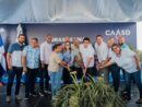 Fellito Suberví deja iniciado el saneamiento de cañada Santa Clara y red de alcantarillado sanitario, en Capotillo