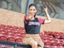 Melissa Santos suma un nuevo paso a su carrera como animadora de los Gigantes del Cibao