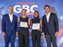 Raymond Rodríguez y Fundación GBC entregan becas deportivas universitarias a las atletas Crismeily y Crismil Paniagua
